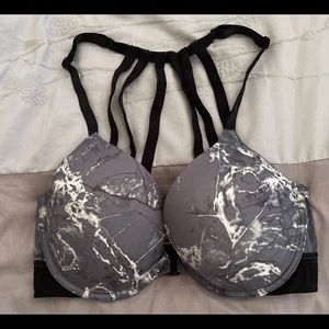 Pink push up bra